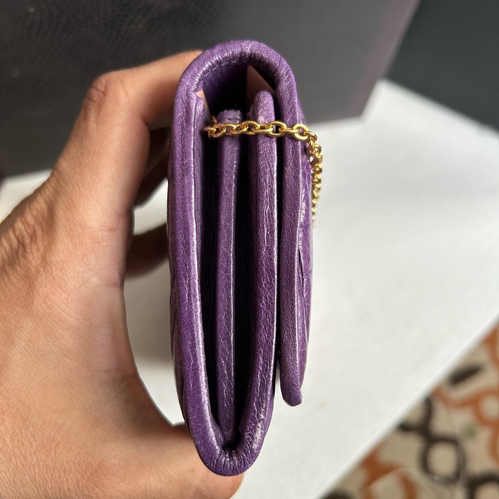 Nwt Miu Miu Matelasse Long Wallet - image 7